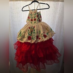 Beautiful kids dress. Costume, party, Halloween